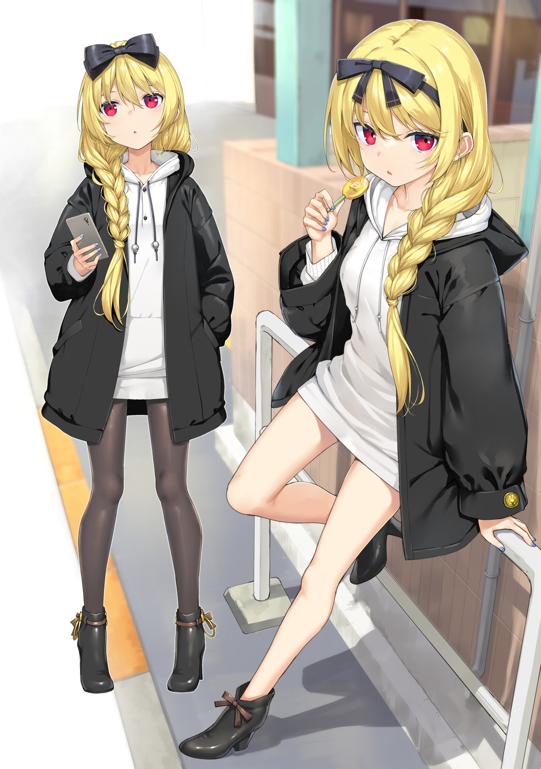 arifureta_shokugyou_de_sekai_saikyou, dress, heels, pantyhose, takayaki, yue_(arifureta)