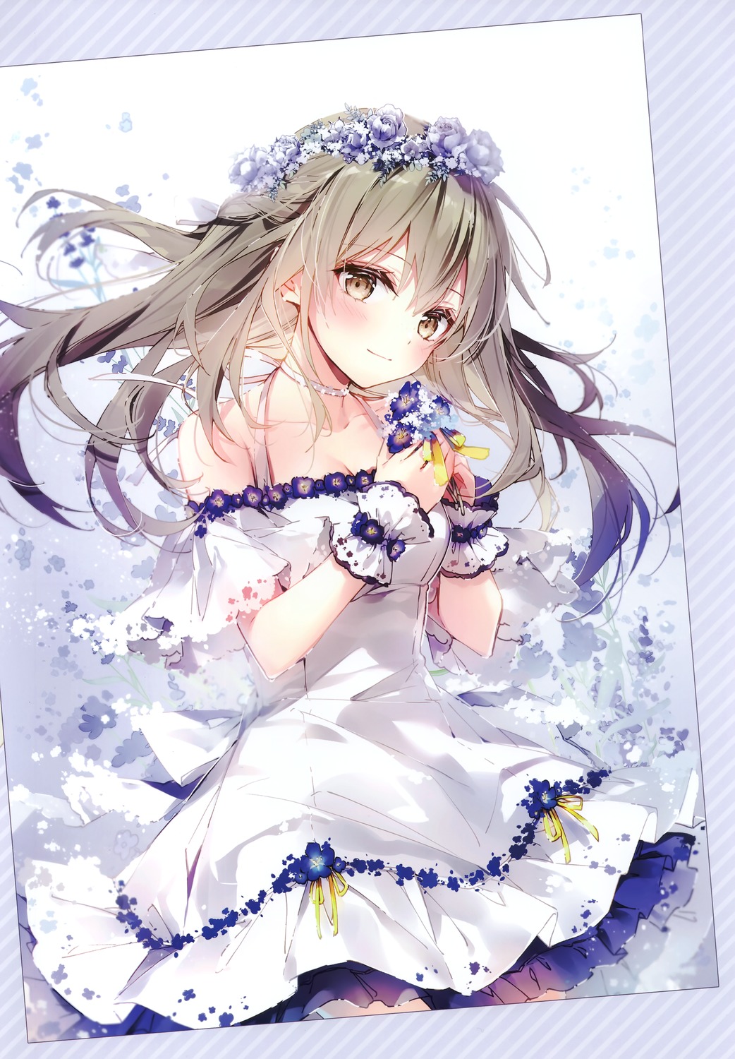 annelise_(mochizuki_shiina), dress, haru_mochi, karisome_no_shitsuji_to_koushaku_no_himegoto, mochizuki_shiina, no_bra