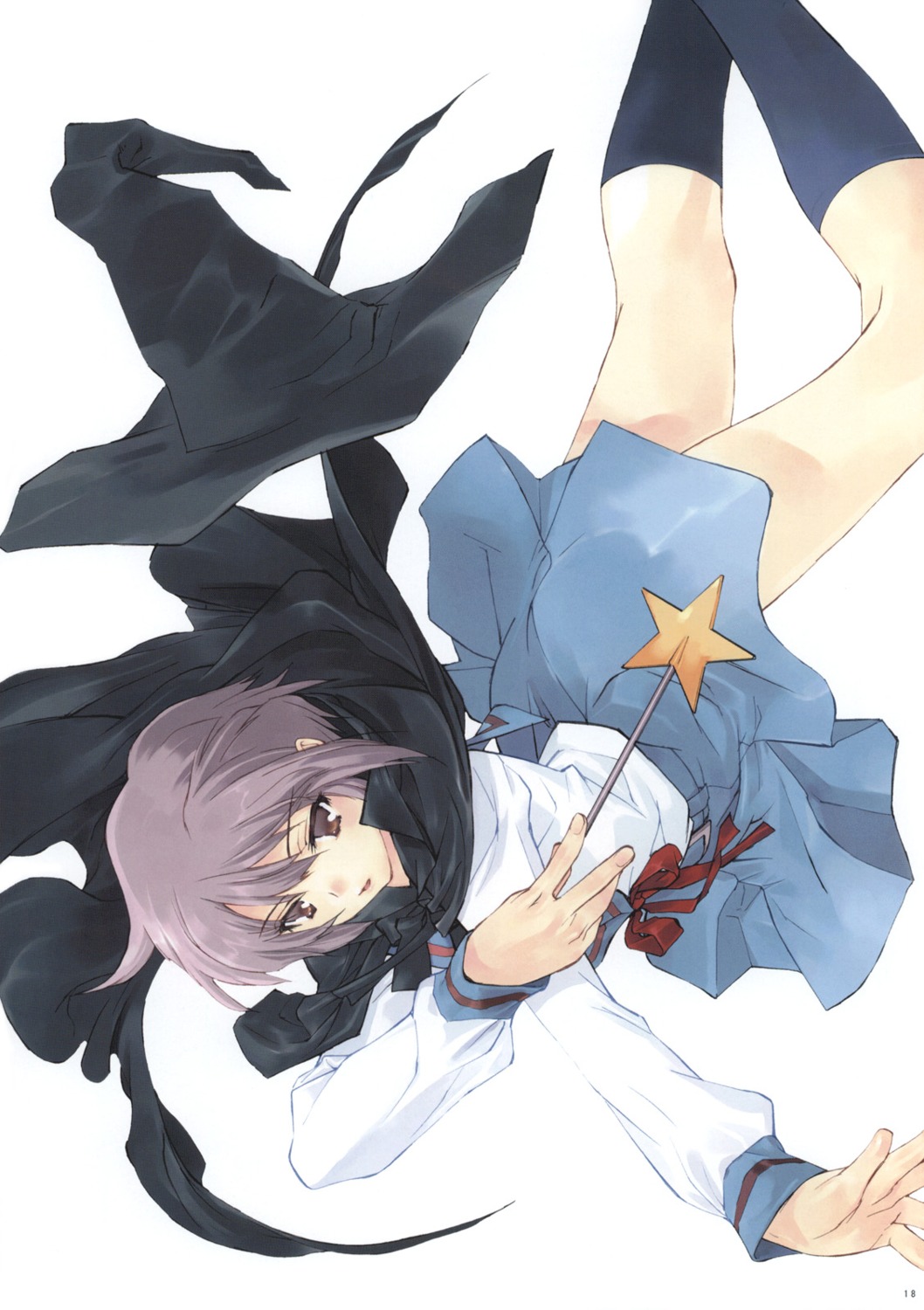 hapoi-dokoro, nagato_yuki, okazaki_takeshi, seifuku, suzumiya_haruhi_no_yuuutsu