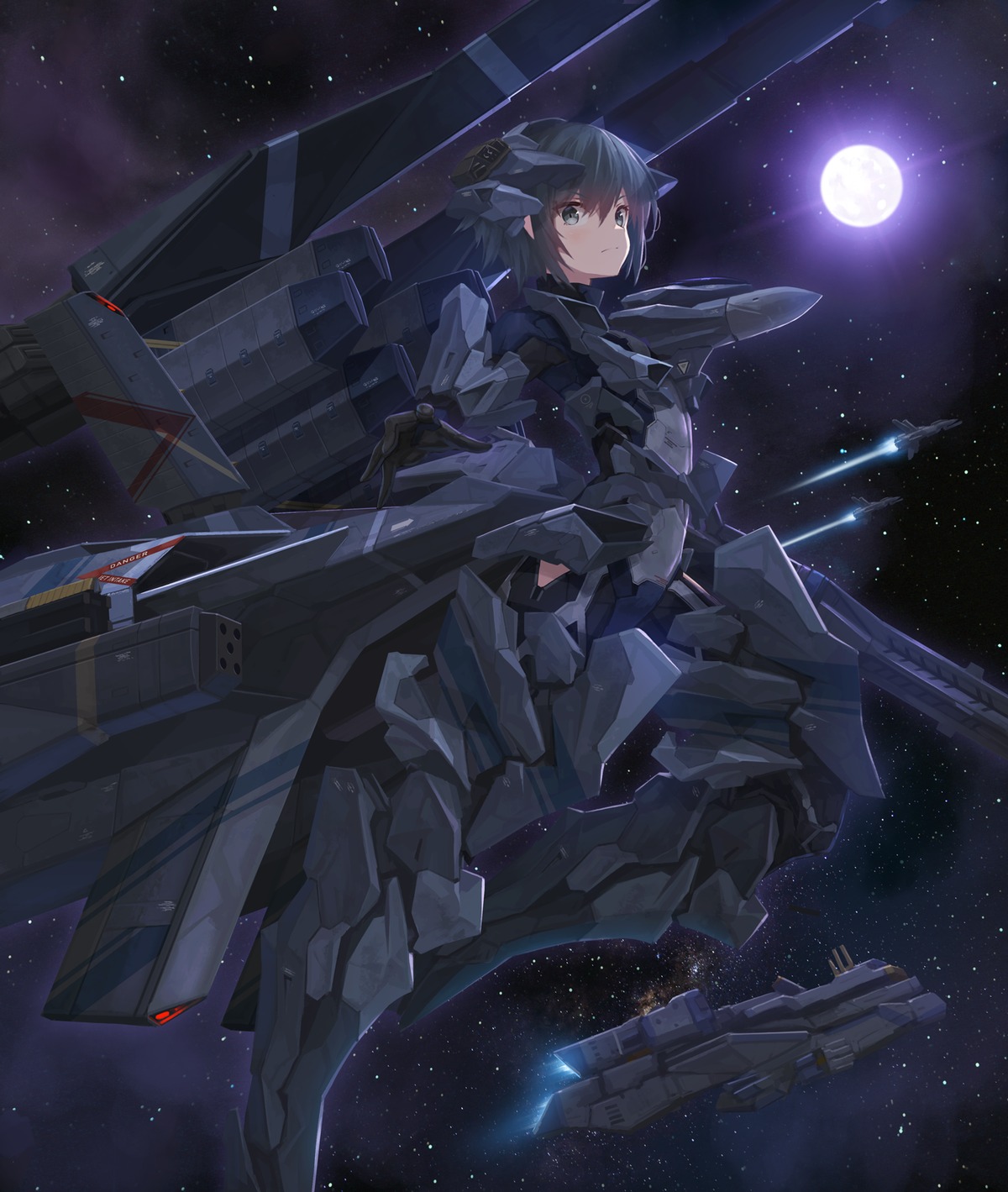 horns, mecha_musume, tom-neko_(zamudo_akiyuki)