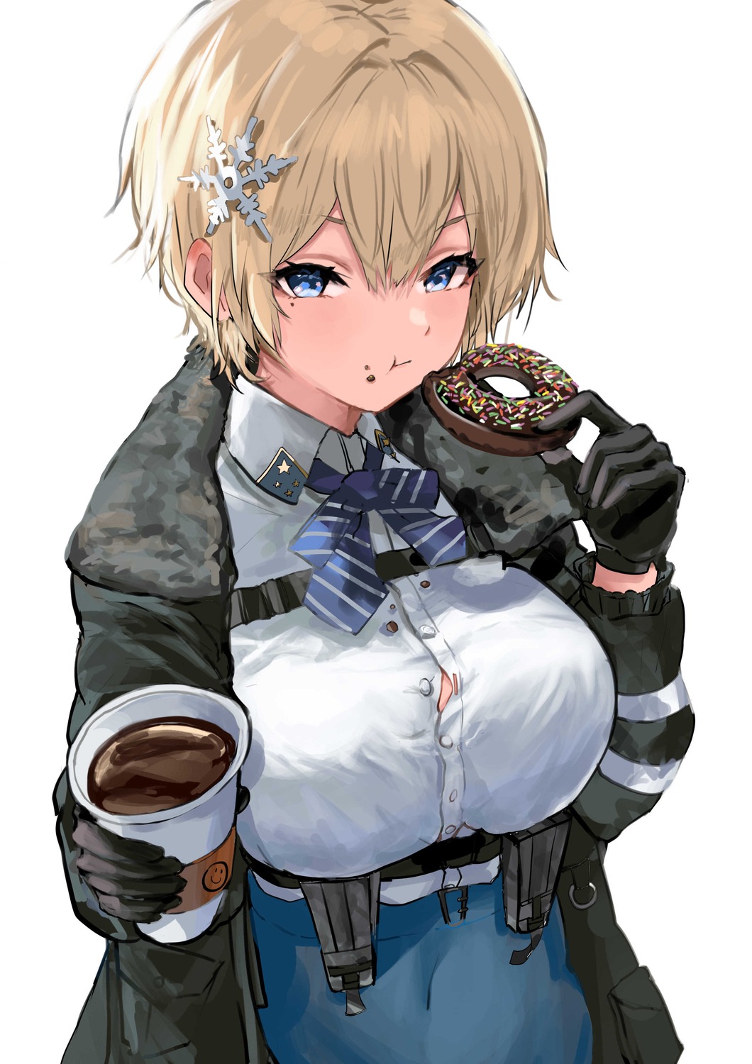 cream, girls_frontline, maria_(maria__1029), uniform, vsk-94_(girls_frontline)