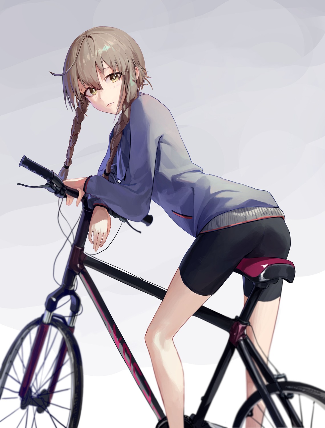 amane_suzuha, ass, bike_shorts, mac_star, steins;gate