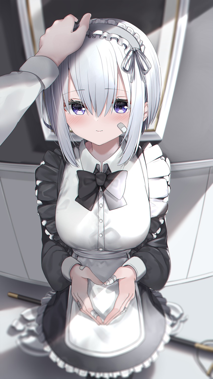 bandages, bandaid, maid, neku_(neku_draw)