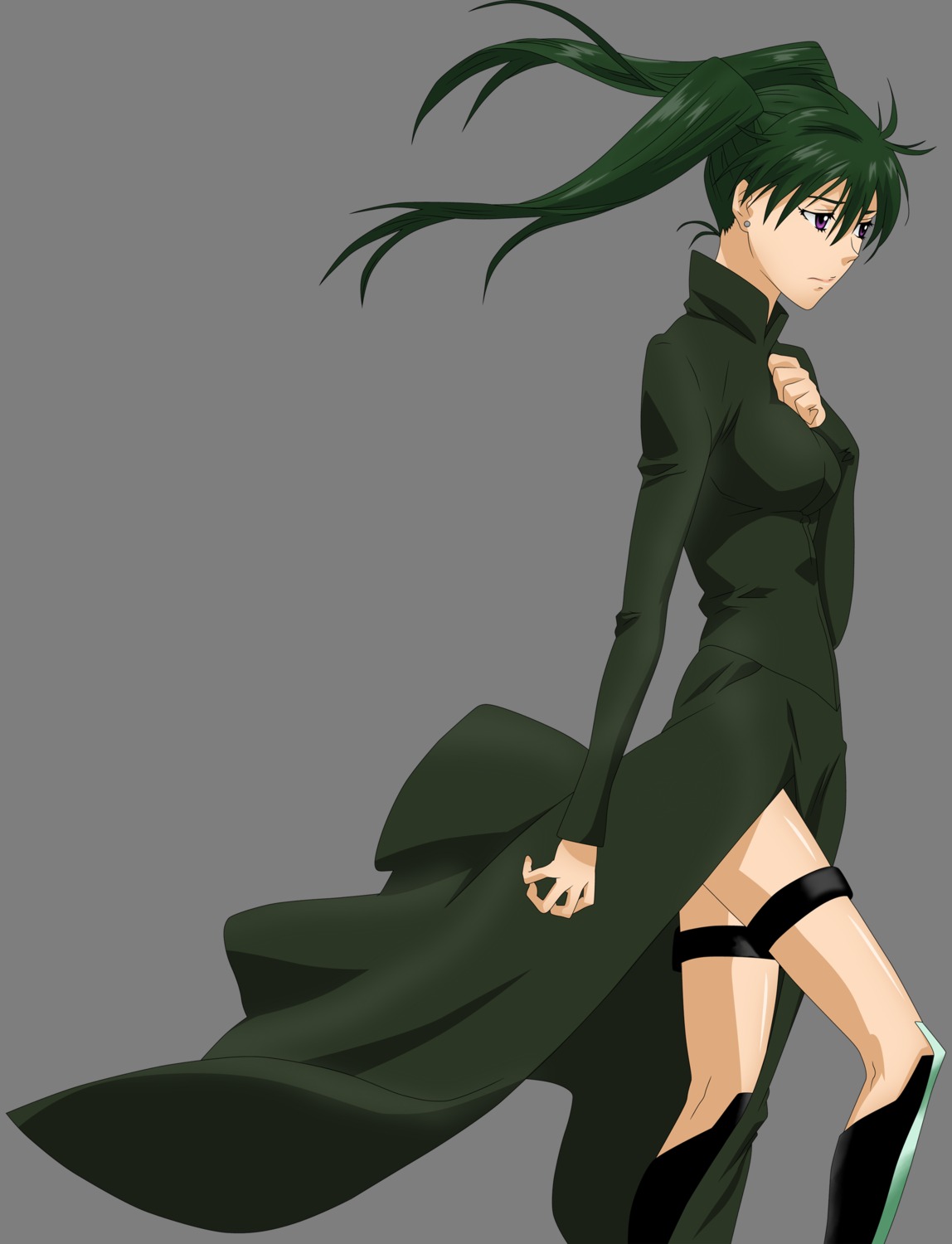d.gray-man, lenalee_lee, transparent_png, vector_trace