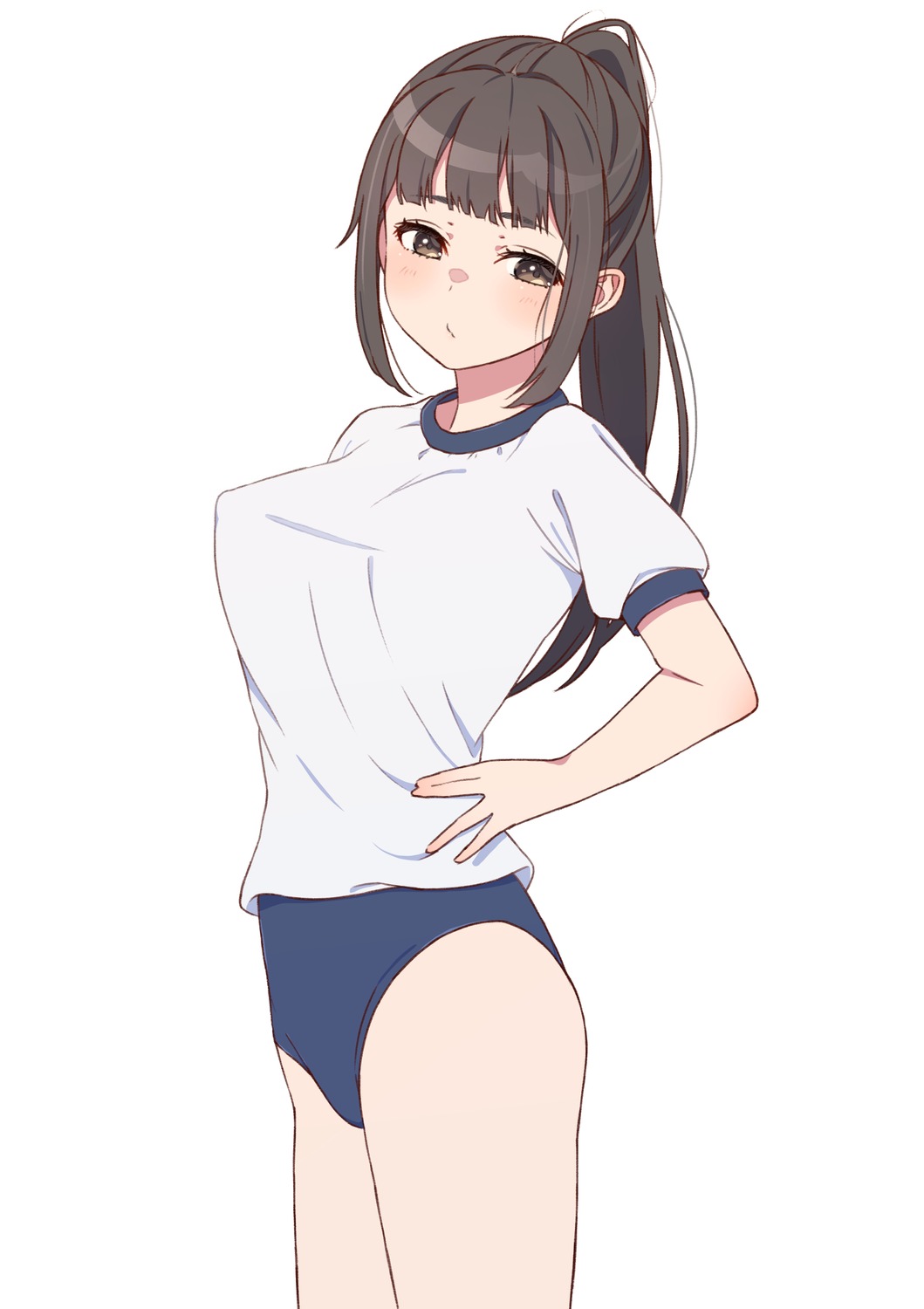 buruma, erect_nipples, gym_uniform, natuich