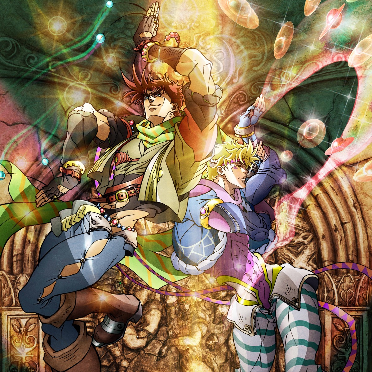 caesar_anthonio_zeppeli, jojo_no_kimyou_na_bouken, jojo_no_kimyou_na_bouken_part_2:_sentou_chouryuu, joseph_joestar, male, tagme