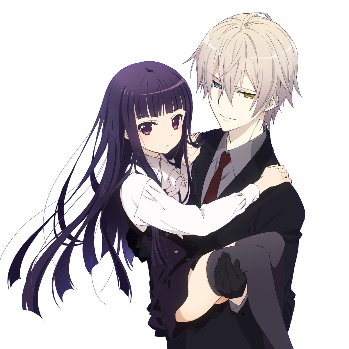 business_suit, heterochromia, inu_x_boku_ss, seifuku, shirakiin_ririchiyo, shoukiin_kagerou, tagme, thighhighs