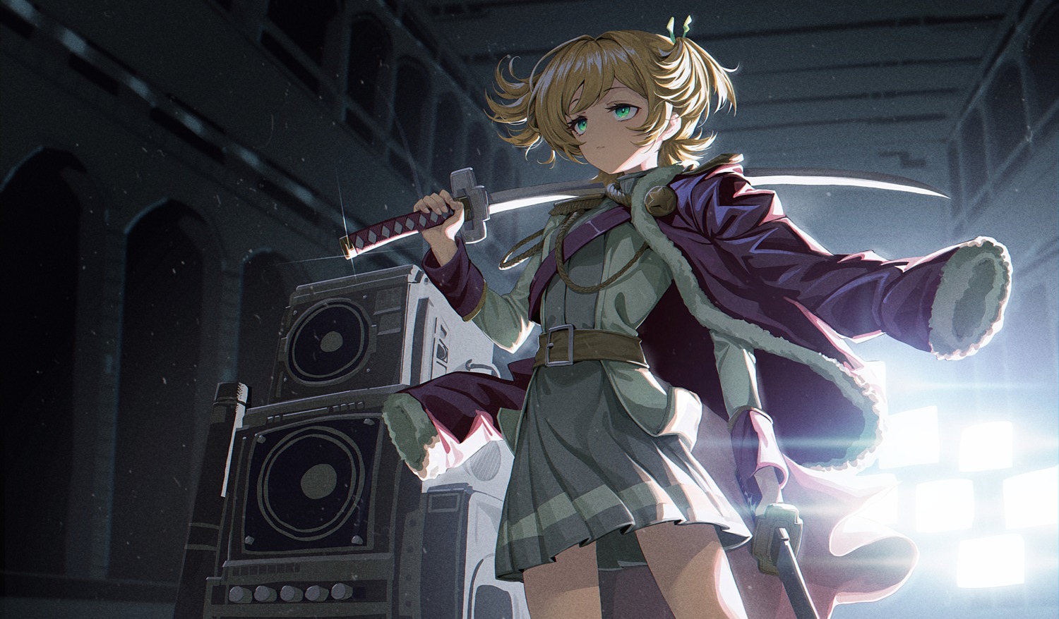 daiba_nana, shoujo_kageki_revue_starlight, sword, tagme, uniform