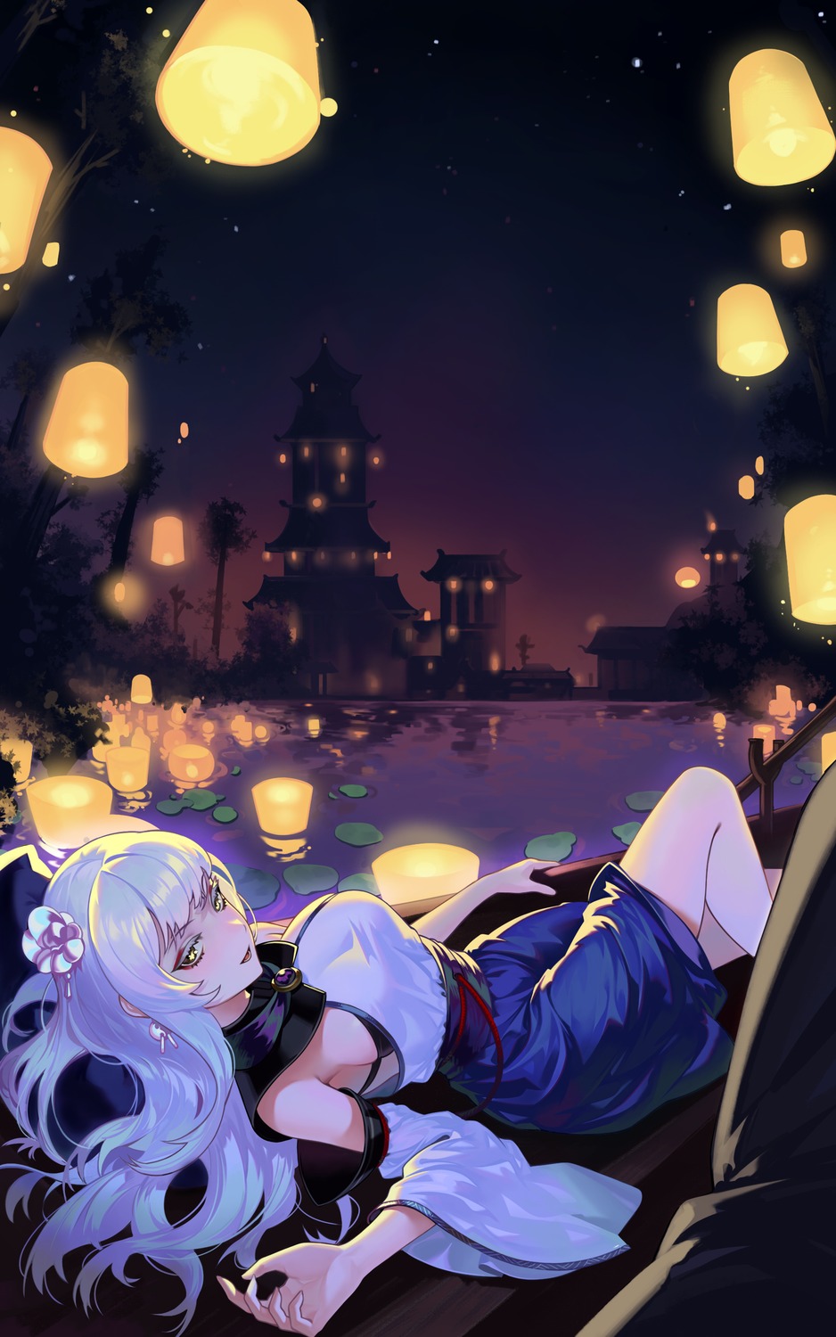 bra, gemi_ningen, japanese_clothes, landscape