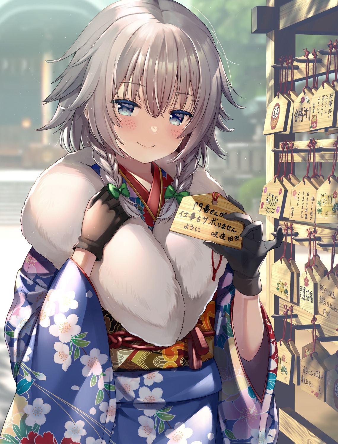 izayoi_sakuya, kimono, touhou, yuuka_nonoko