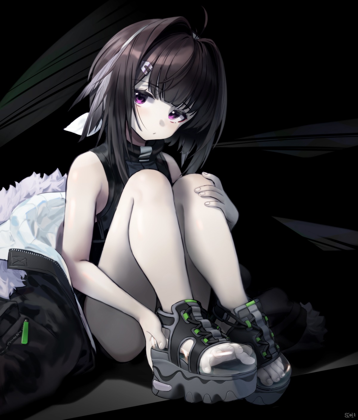 arknights, feet, la_pluma_(arknights), songchuan_li