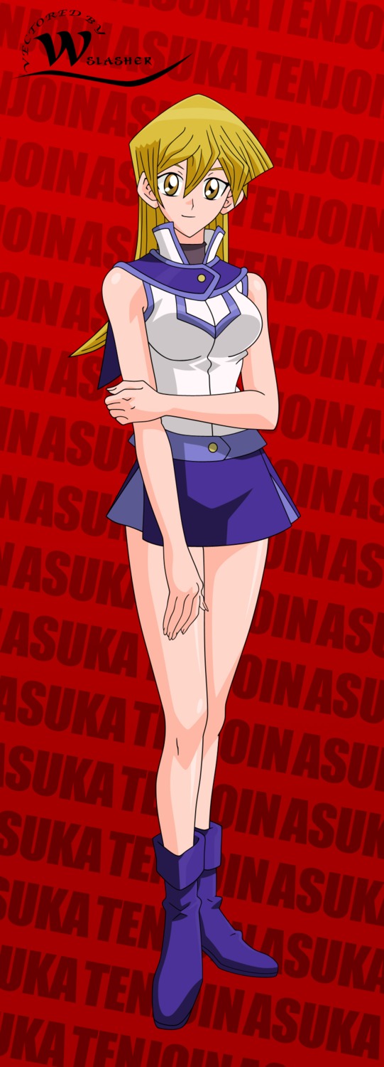 seifuku, tenjouin_asuka, vector_trace, watermark, yugioh, yugioh_gx