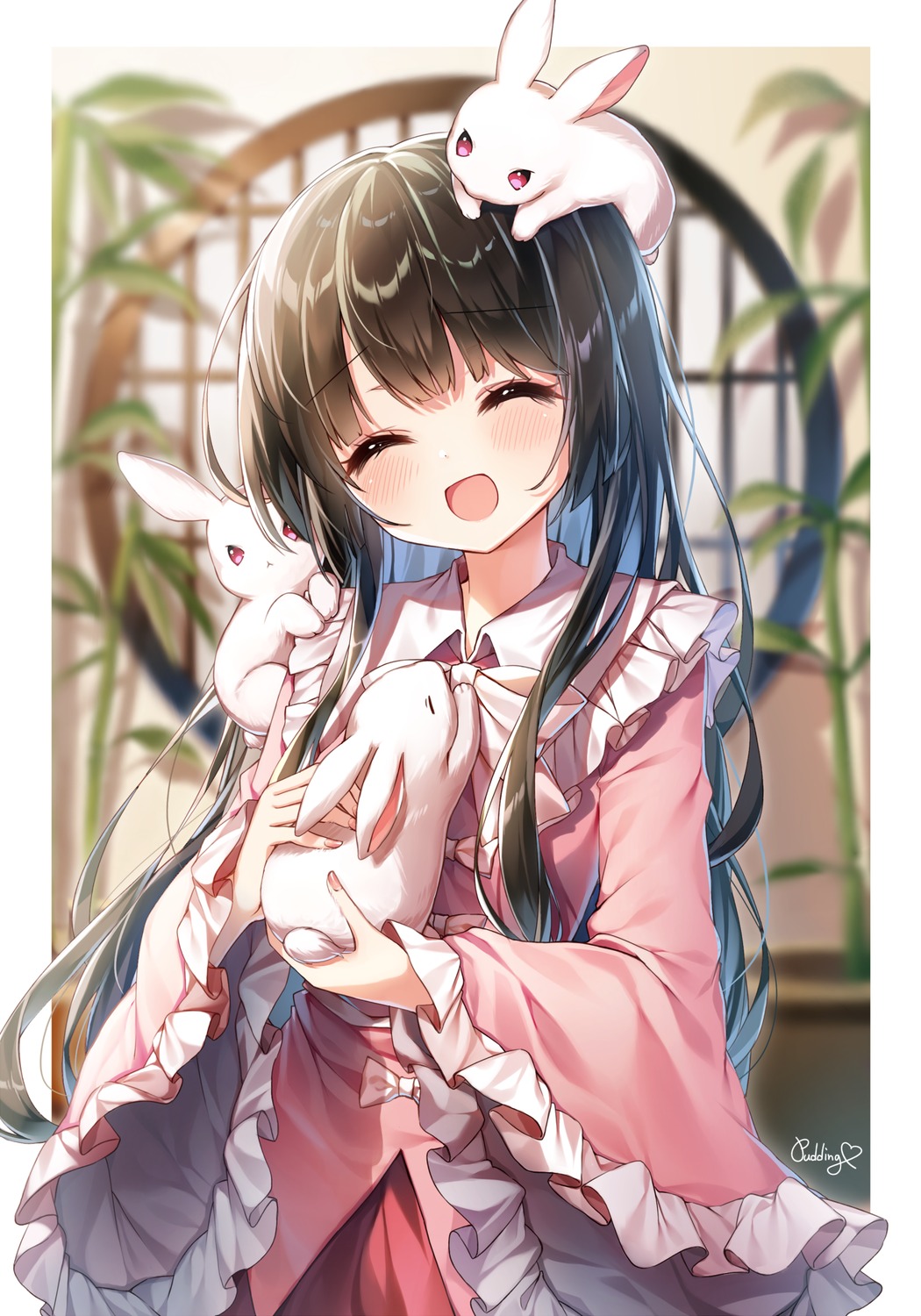 houraisan_kaguya, pudding_(skymint_028), touhou