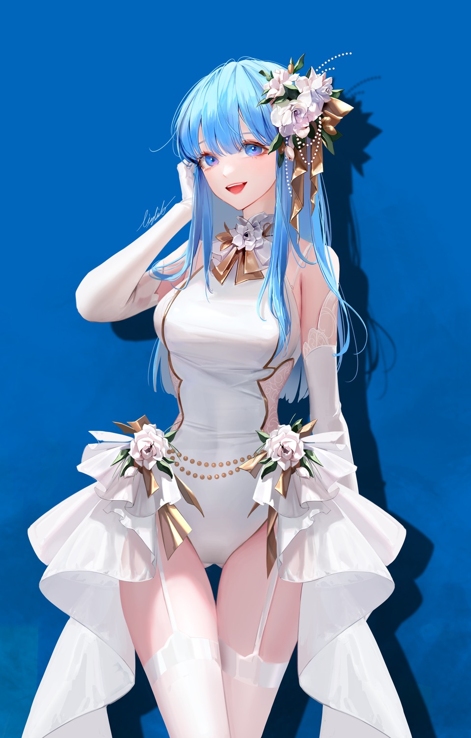 leotard, lizchiefffff, stockings, thighhighs