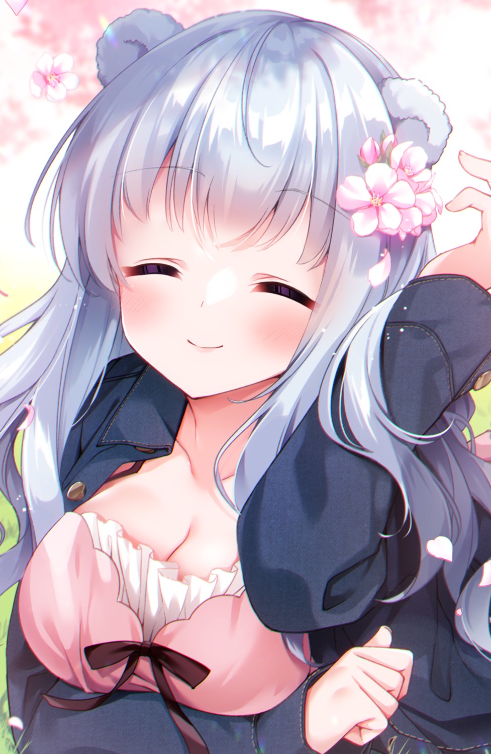 animal_ears, cleavage, koiko_iloli, marie_(koiko_iloli)