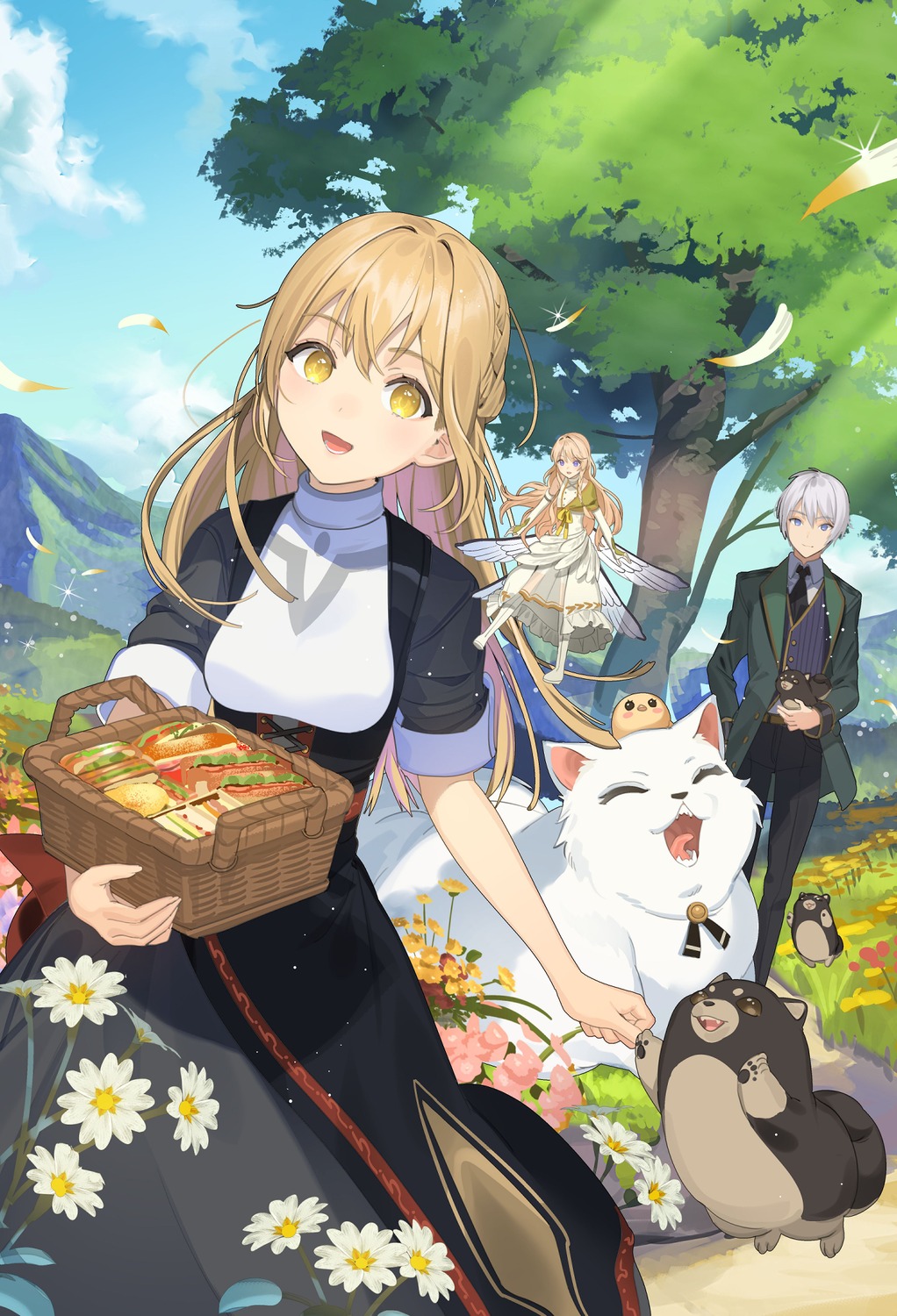 business_suit, fairy, koyoi_mitsuki, neko, wings