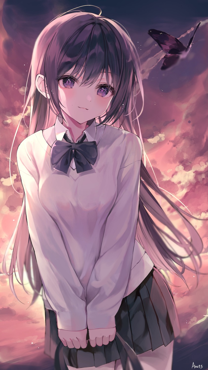 ame_929, seifuku, sweater