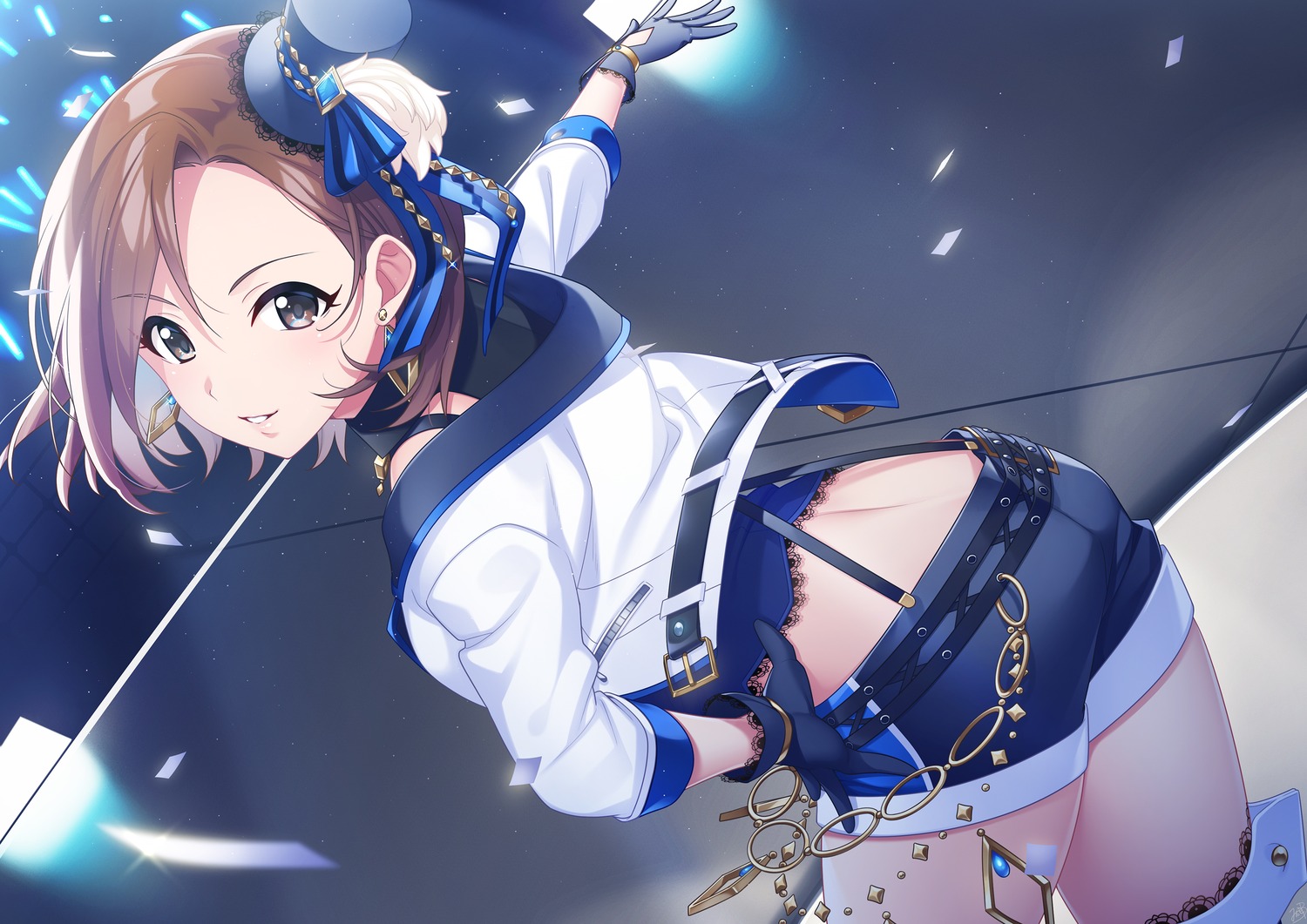 ass, mikapoe, mizuki_seira, the_idolm@ster, the_idolm@ster_cinderella_girls, uniform