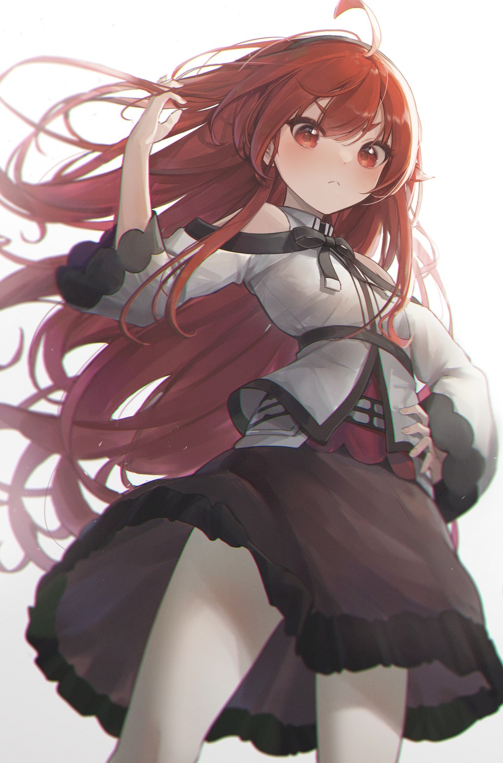 eris_boreas_greyrat, lunia_(artist), mushoku_tensei, pantyhose