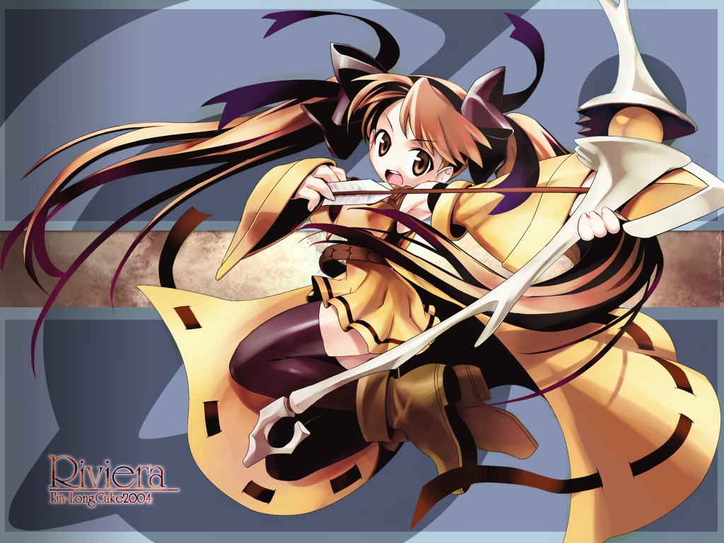 lina, riviera, thighhighs, wallpaper