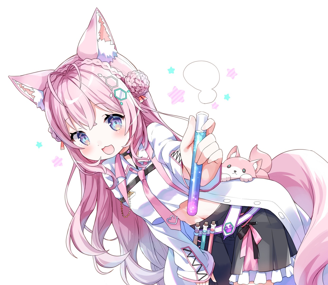 amimi, animal_ears, hakui_koyori, hololive, tail