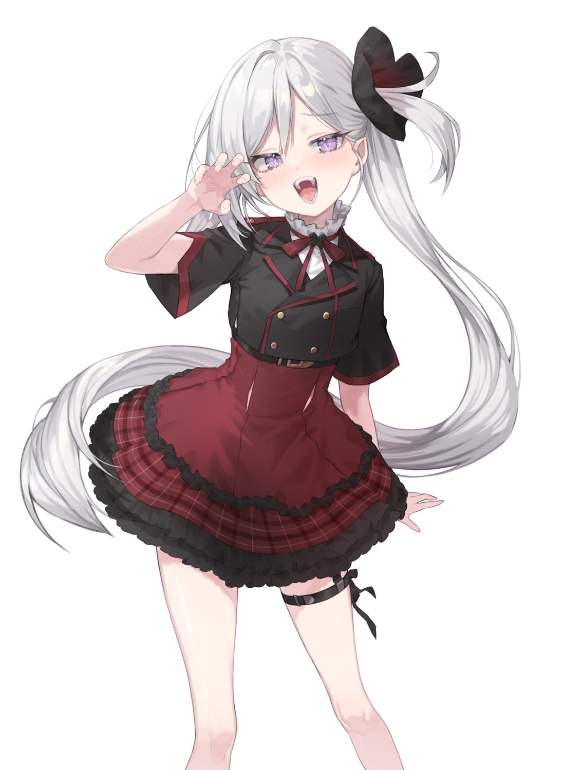 asagi_mutsuki, blue_archive, chungu, garter, uniform