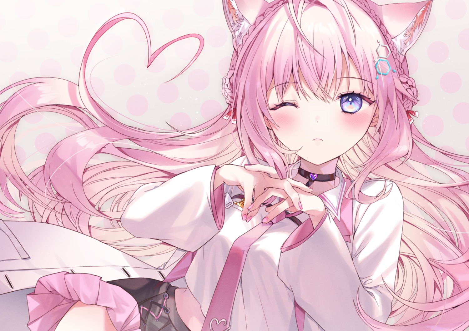 animal_ears, dabi_(dabibubi), hakui_koyori, hololive