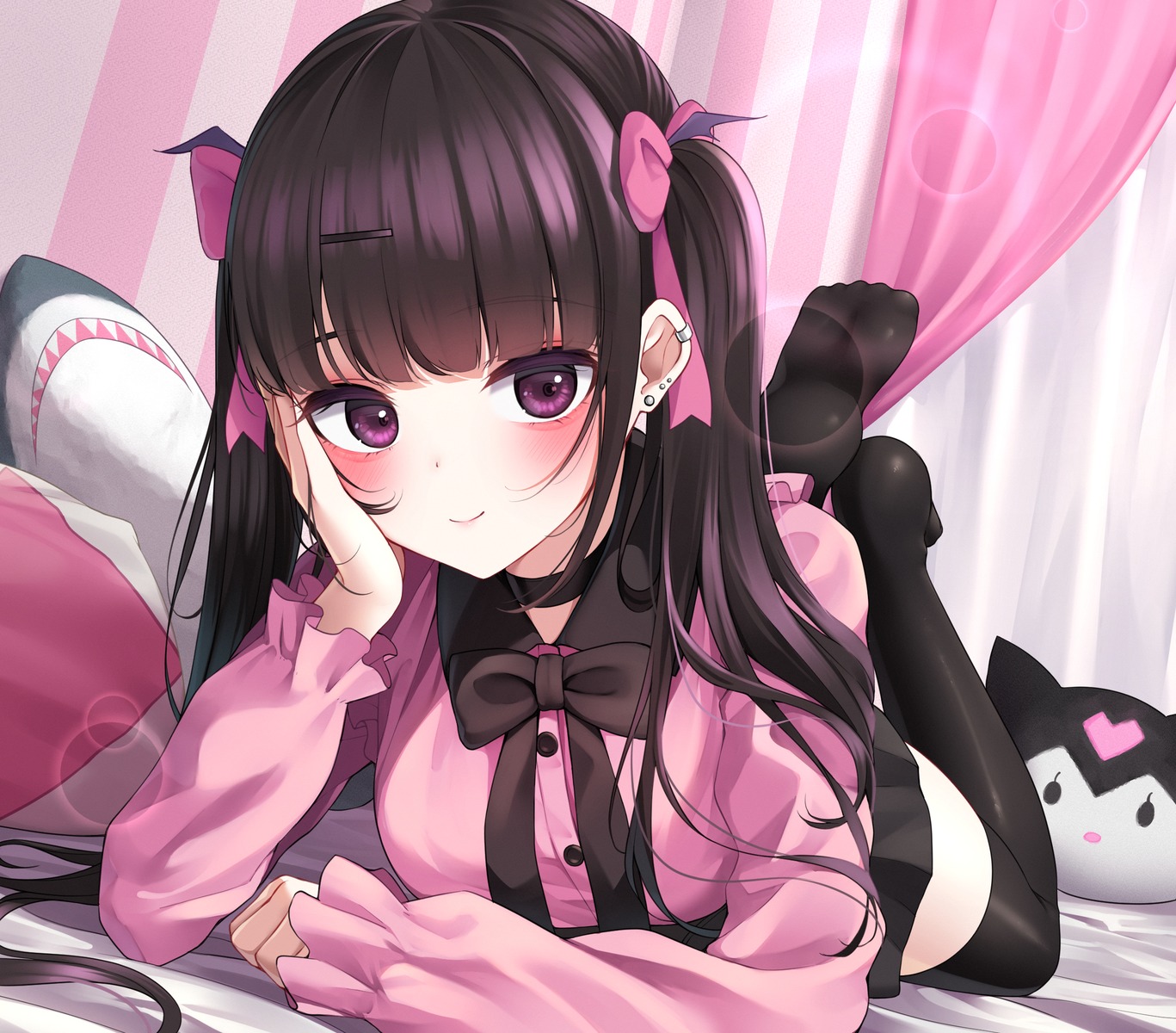 menbou_(menbow3v), thighhighs