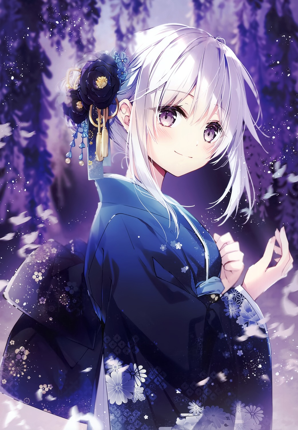 emori_miku_project, ezuki_luna, haru_mochi, kimono, mochizuki_shiina