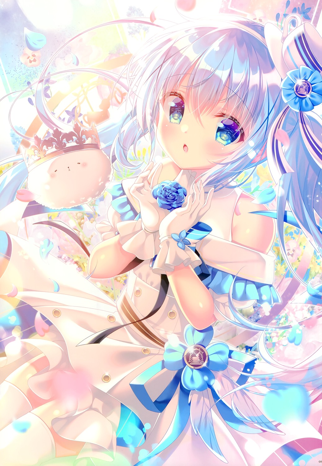 dress, gochuumon_wa_usagi_desu_ka?, hachimitsu_shoujo, kafuu_chino, mitsumomo_mamu, tippy_(gochiusa)