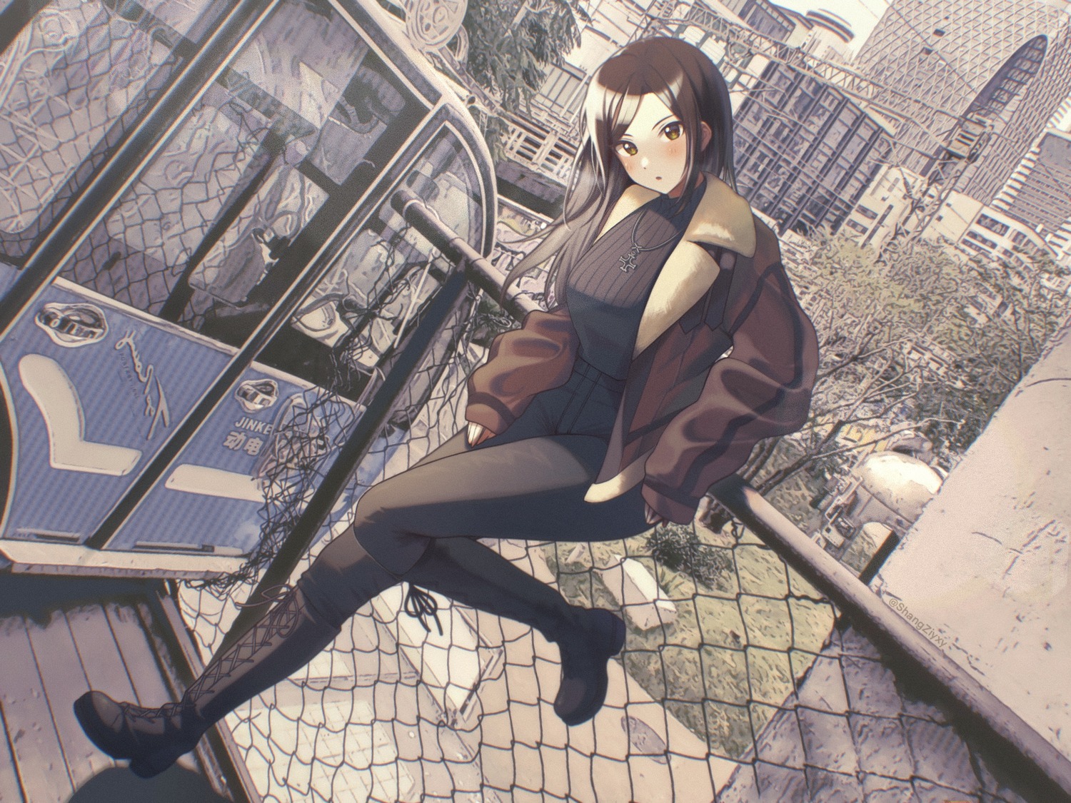 mukai_takumi, shangzi, sweater, the_idolm@ster, the_idolm@ster_cinderella_girls, wallpaper
