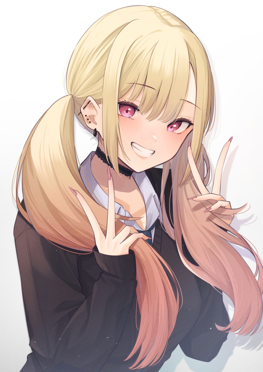 isana615, kitagawa_marin, seifuku, sono_bisque_doll_wa_koi_wo_suru, sweater