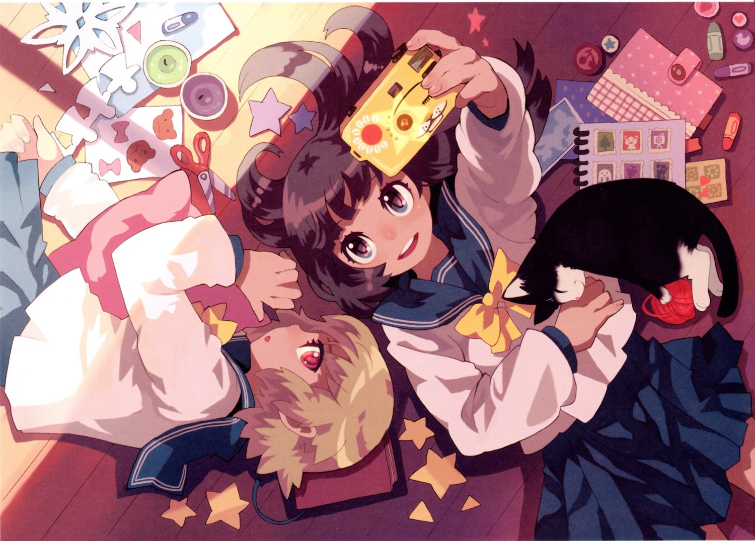 bf., neko, seifuku