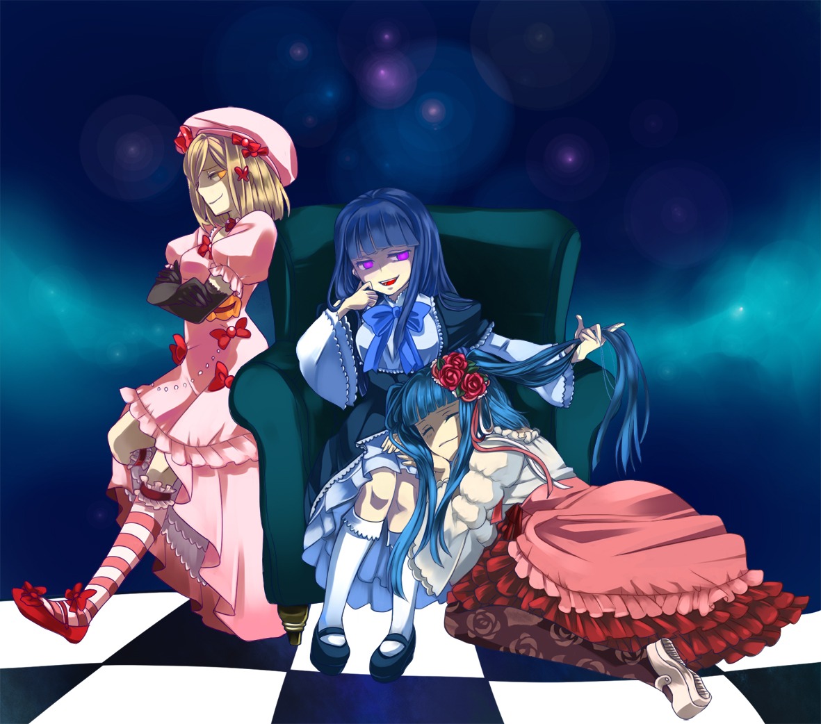 frederica_bernkastel, furudo_erika, lambdadelta, lolita_fashion, nanamura, umineko_no_naku_koro_ni