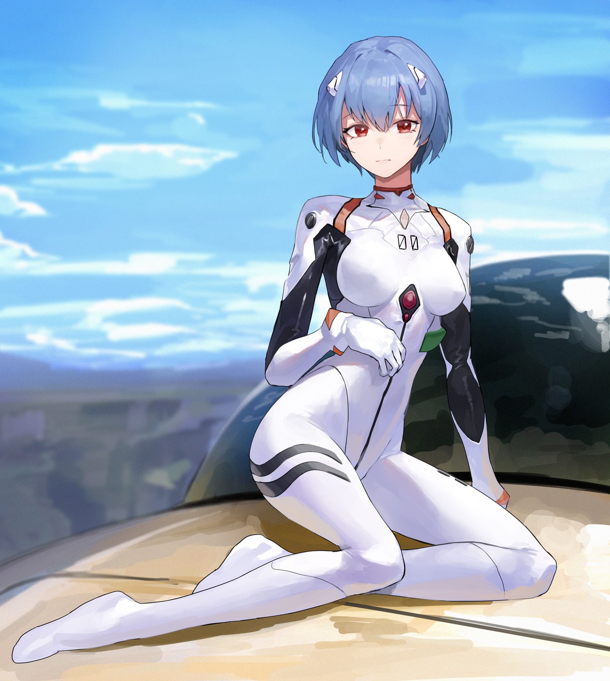 ayanami_rei, bodysuit, mac_star, neon_genesis_evangelion