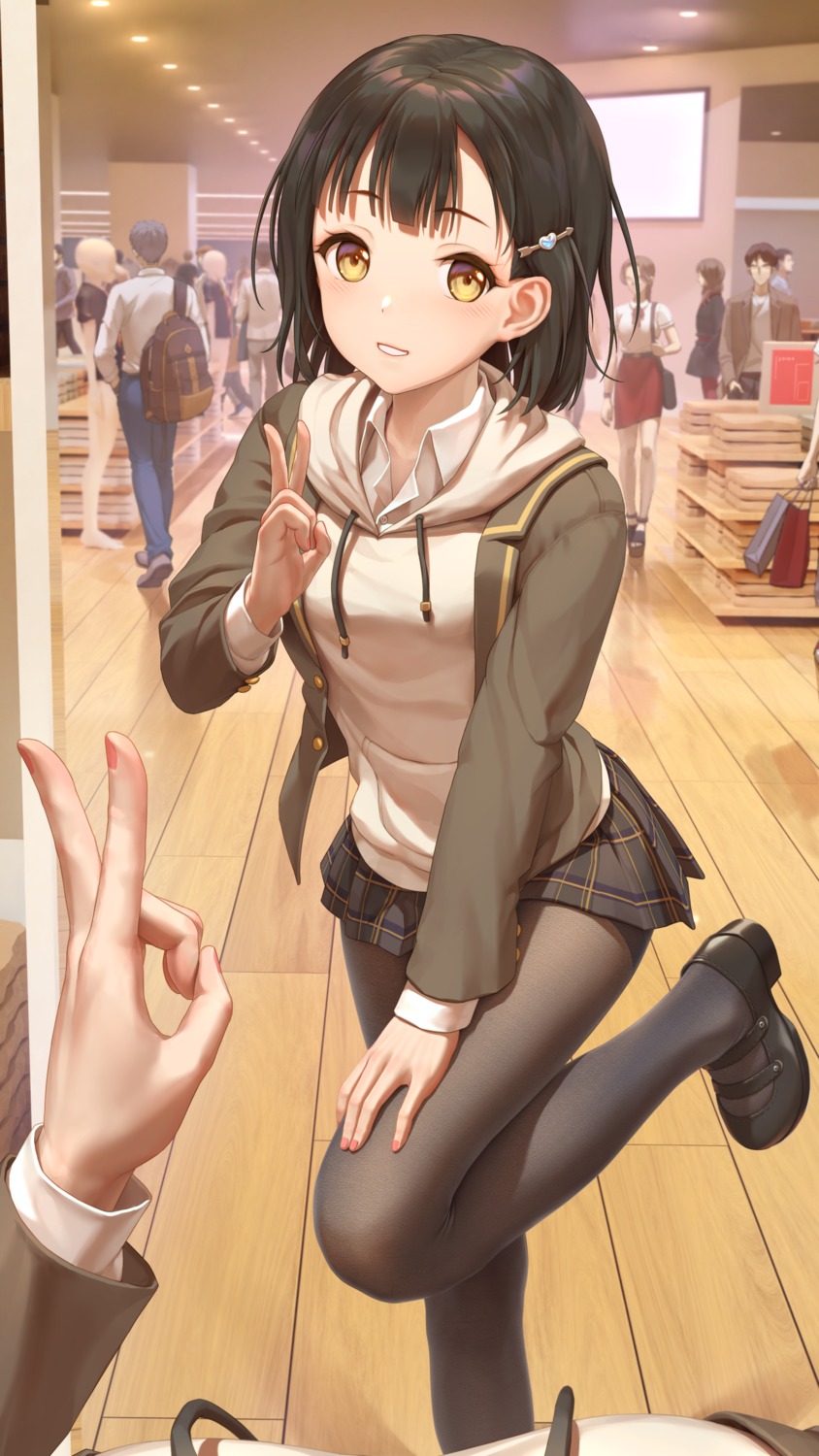 hina_koori, pantyhose, seifuku, tokinohimitsu