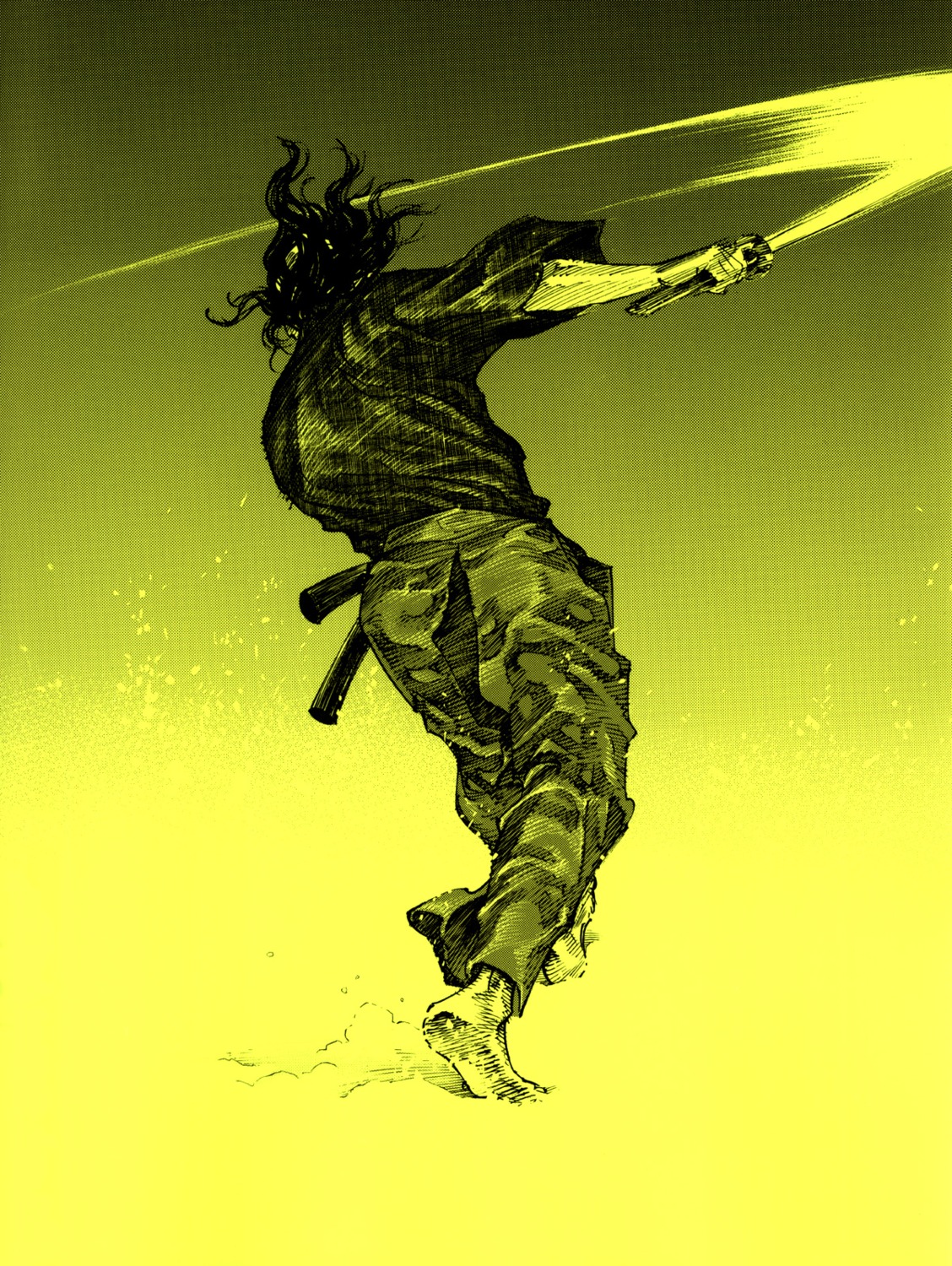inoue_takehiko, male, monochrome, vagabond