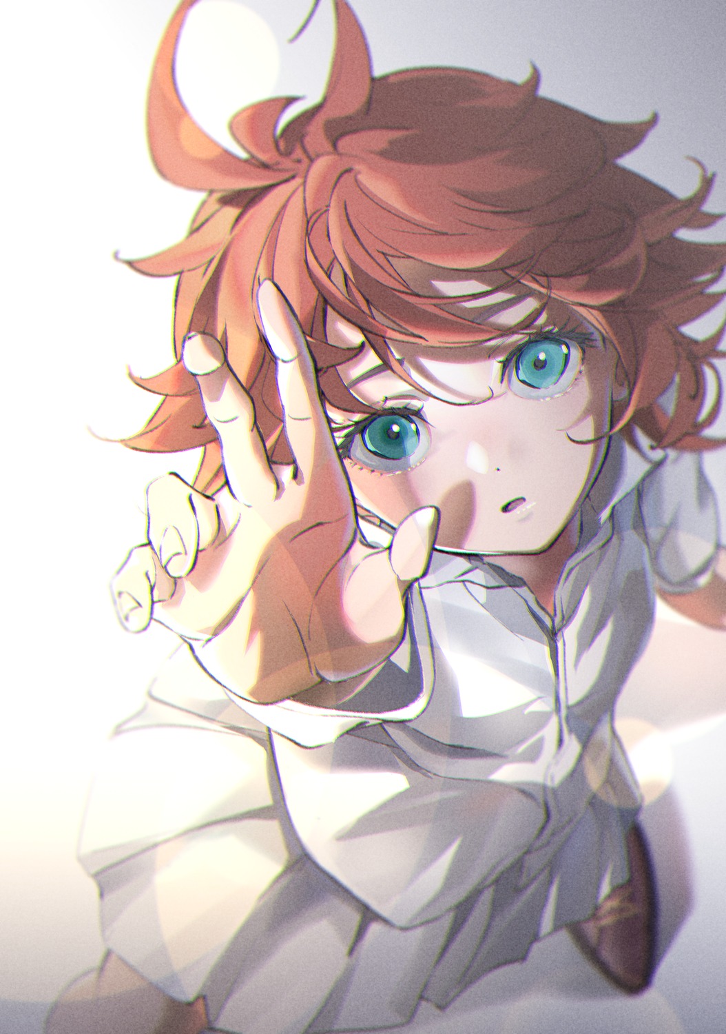 emma_(yakusoku_no_neverland), natsume_hinako, seifuku, yakusoku_no_neverland