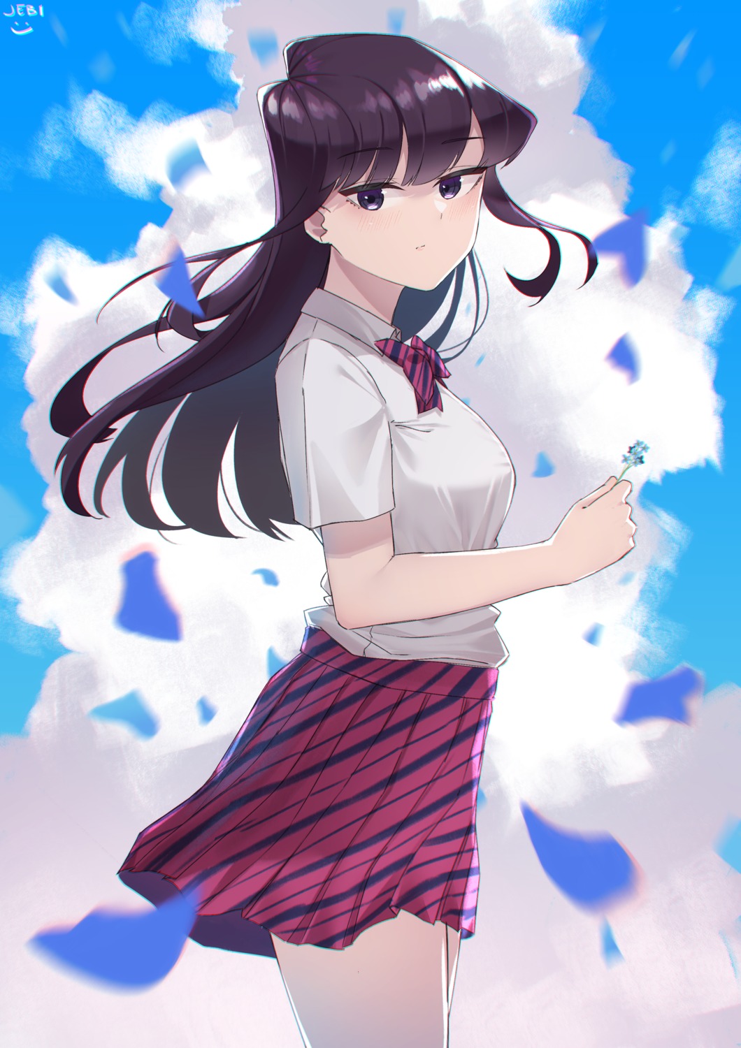 jebi, komi-san_wa_komyushou_desu., komi_shouko, seifuku