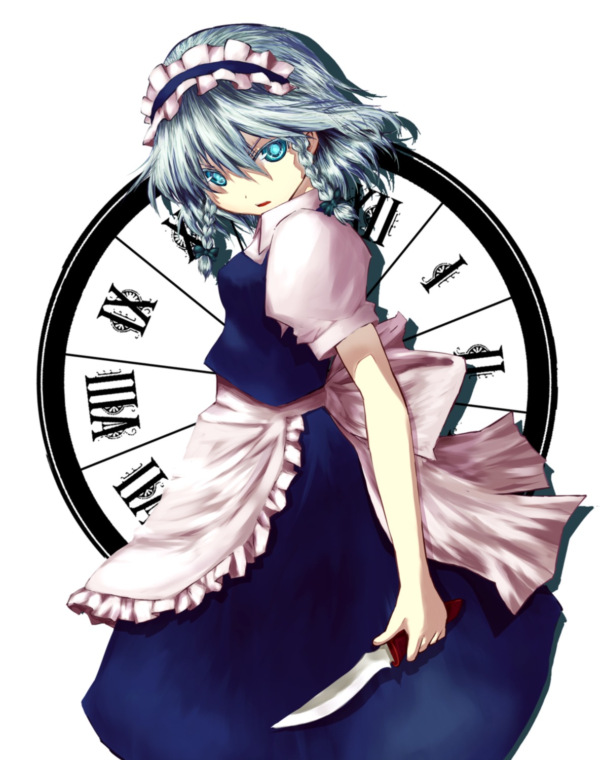 izayoi_sakuya, maid, takuan, touhou