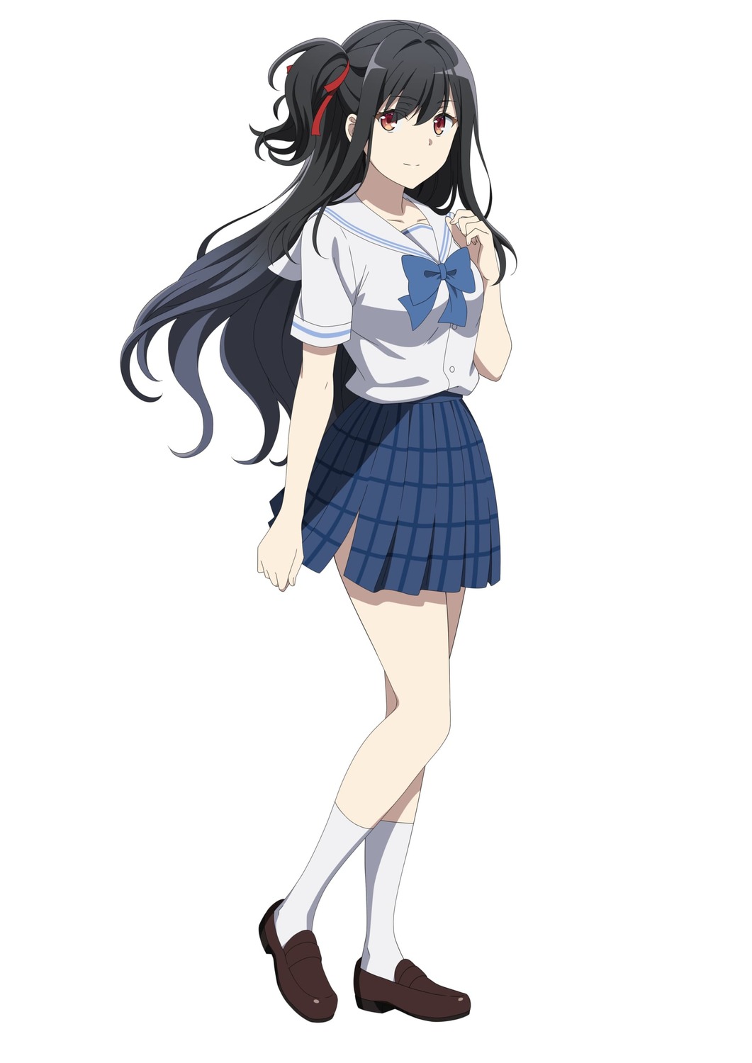 natsunagi_nagisa, seifuku, tagme, tantei_wa_mou_shindeiru.