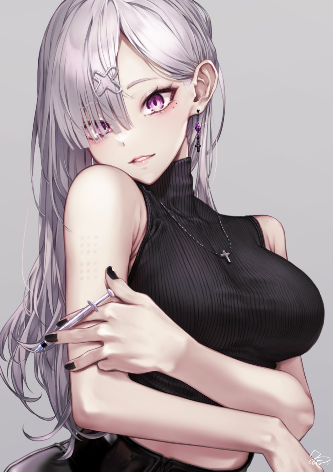 momonoko_noko, nijisanji, sukoya_kana, sweater