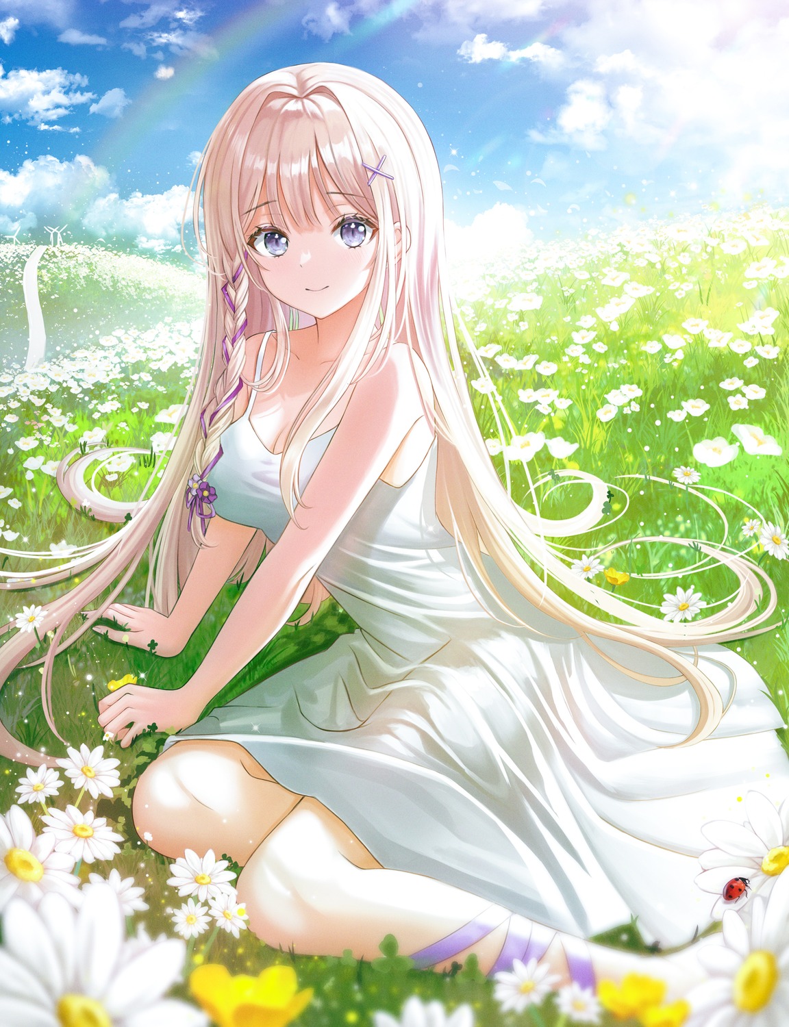 artist_revision, dress, no_bra, pora_0918, see_through, summer_dress