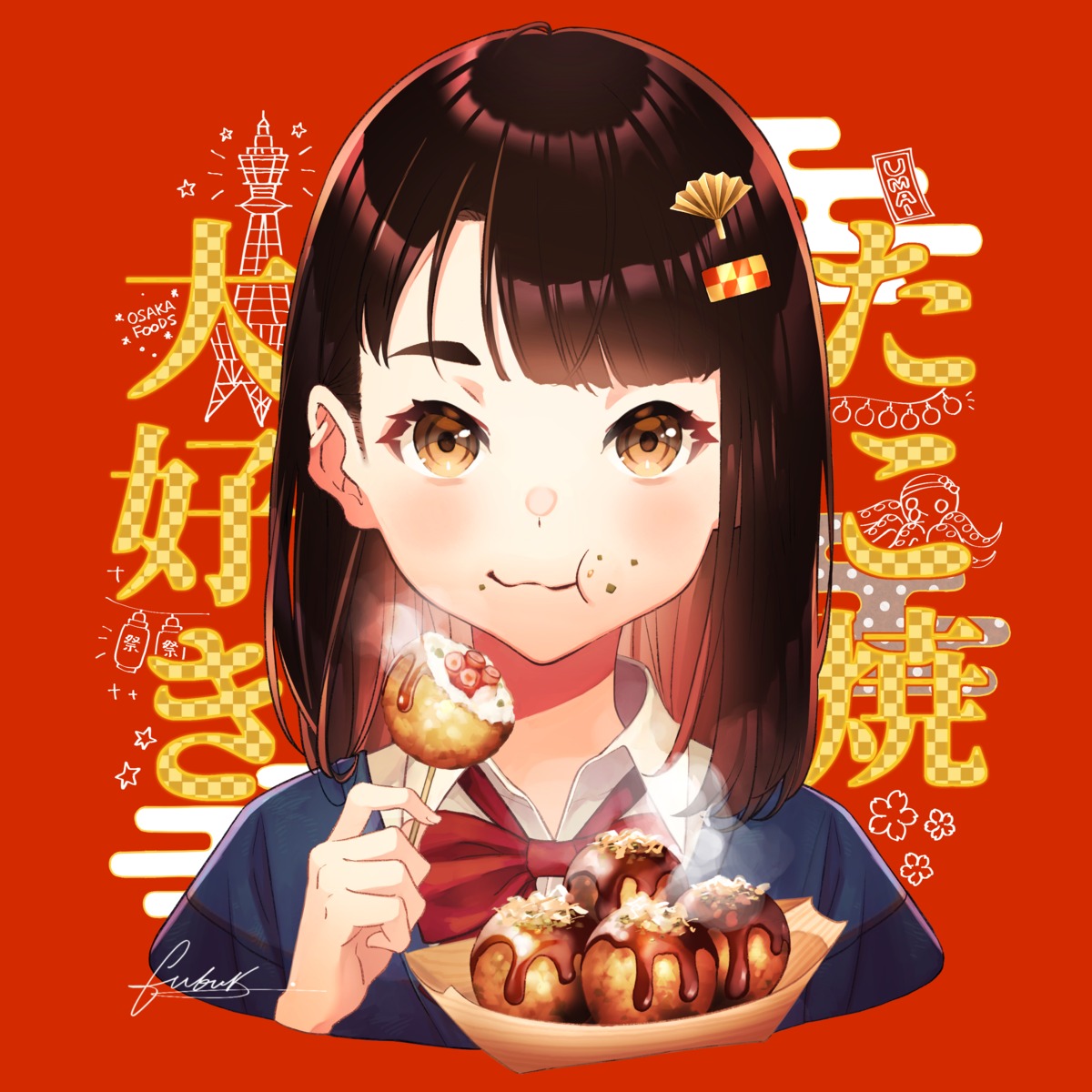 fubuki_(fakemonkey0224), seifuku, sweater