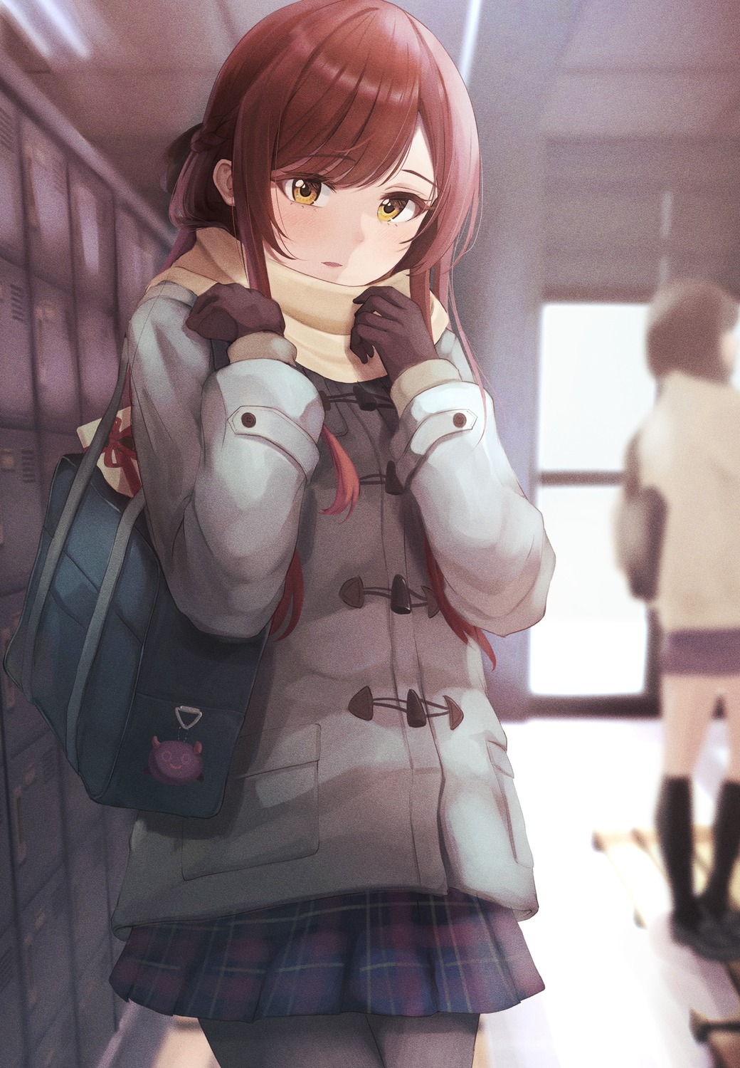marishiten_(mar1sh110), oosaki_amana, pantyhose, seifuku, sweater, the_idolm@ster, the_idolm@ster_shiny_colors