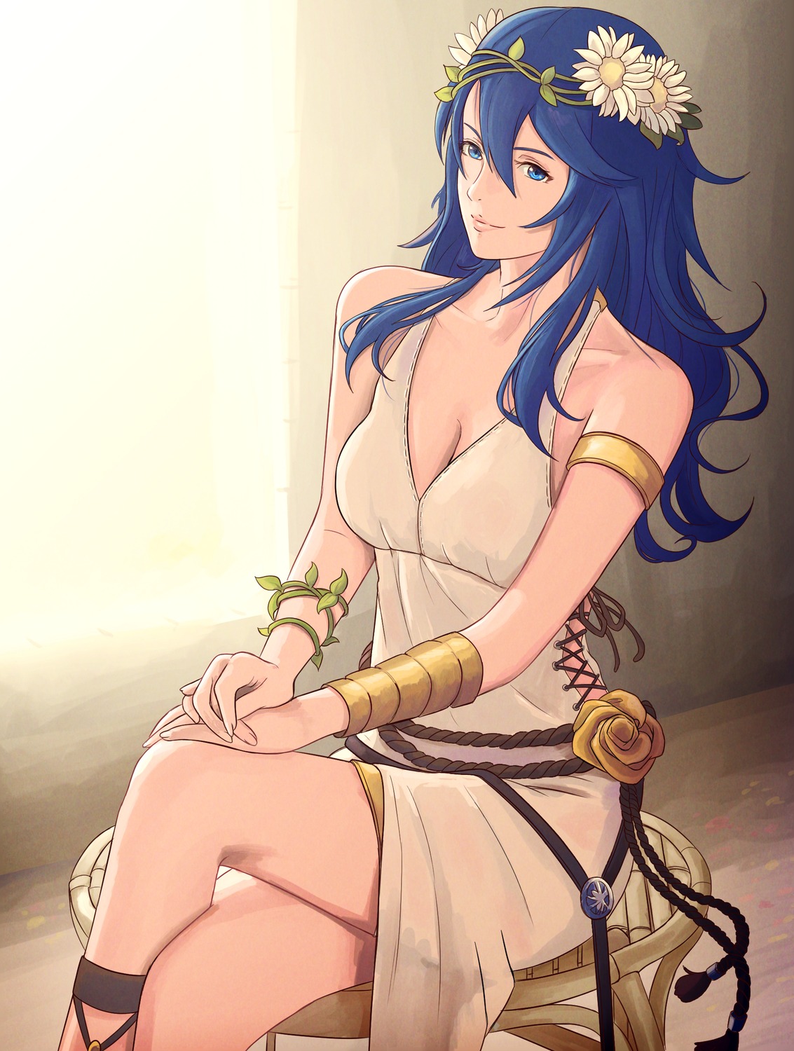 cleavage, dress, fire_emblem, fire_emblem:_awakening, fire_emblem_kakusei, lucina_(fire_emblem), truejekart