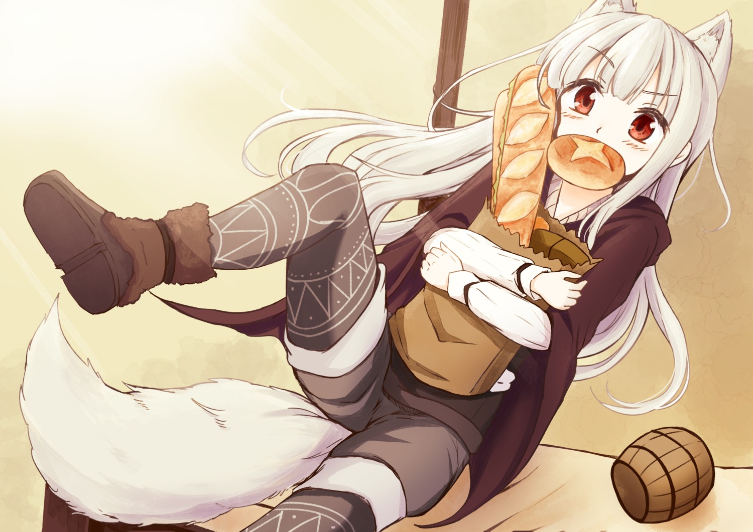 animal_ears, myuri, spice_and_wolf, tagme, tail