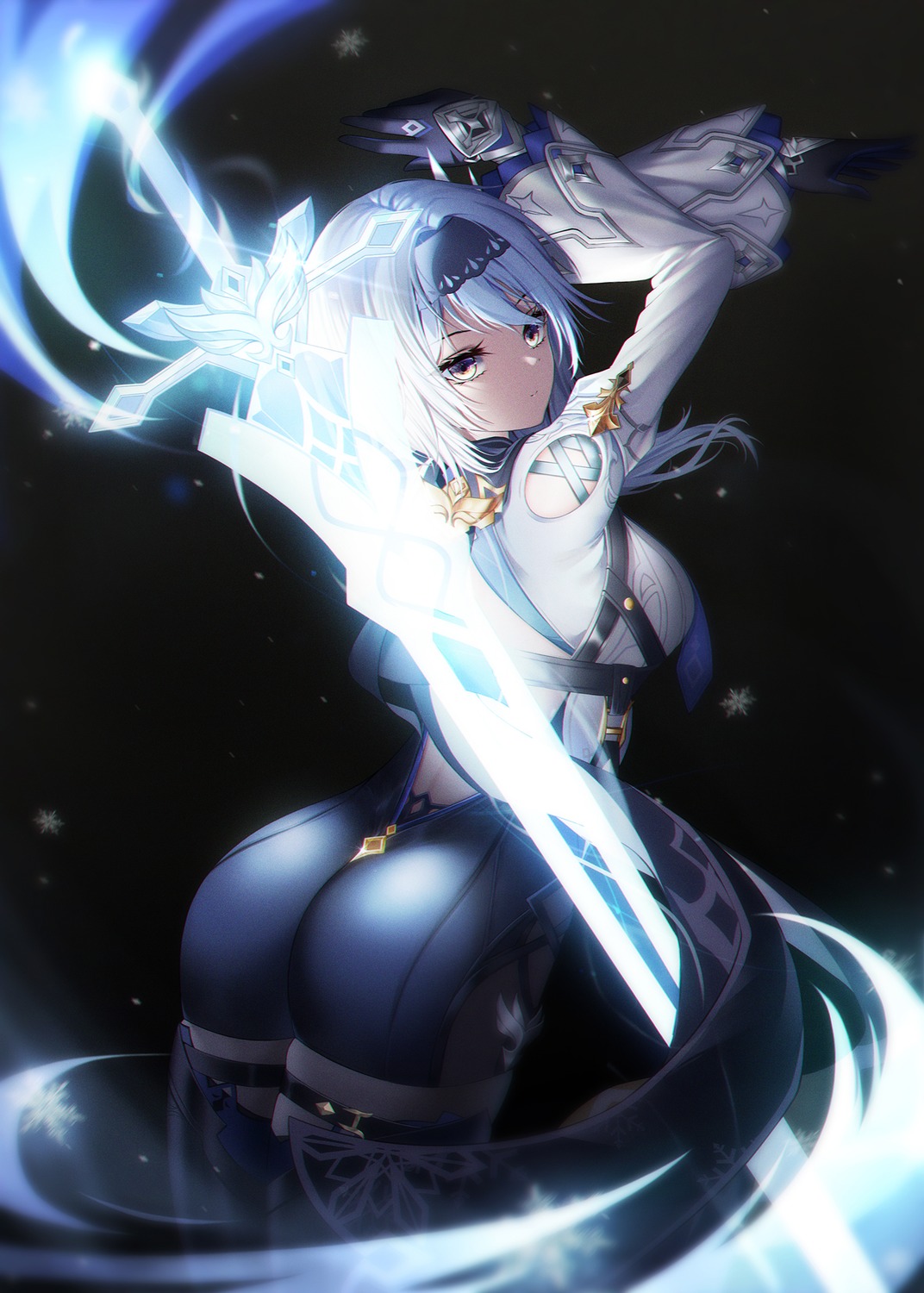 eula, genshin_impact, lin_(user_uzmw2535), sword