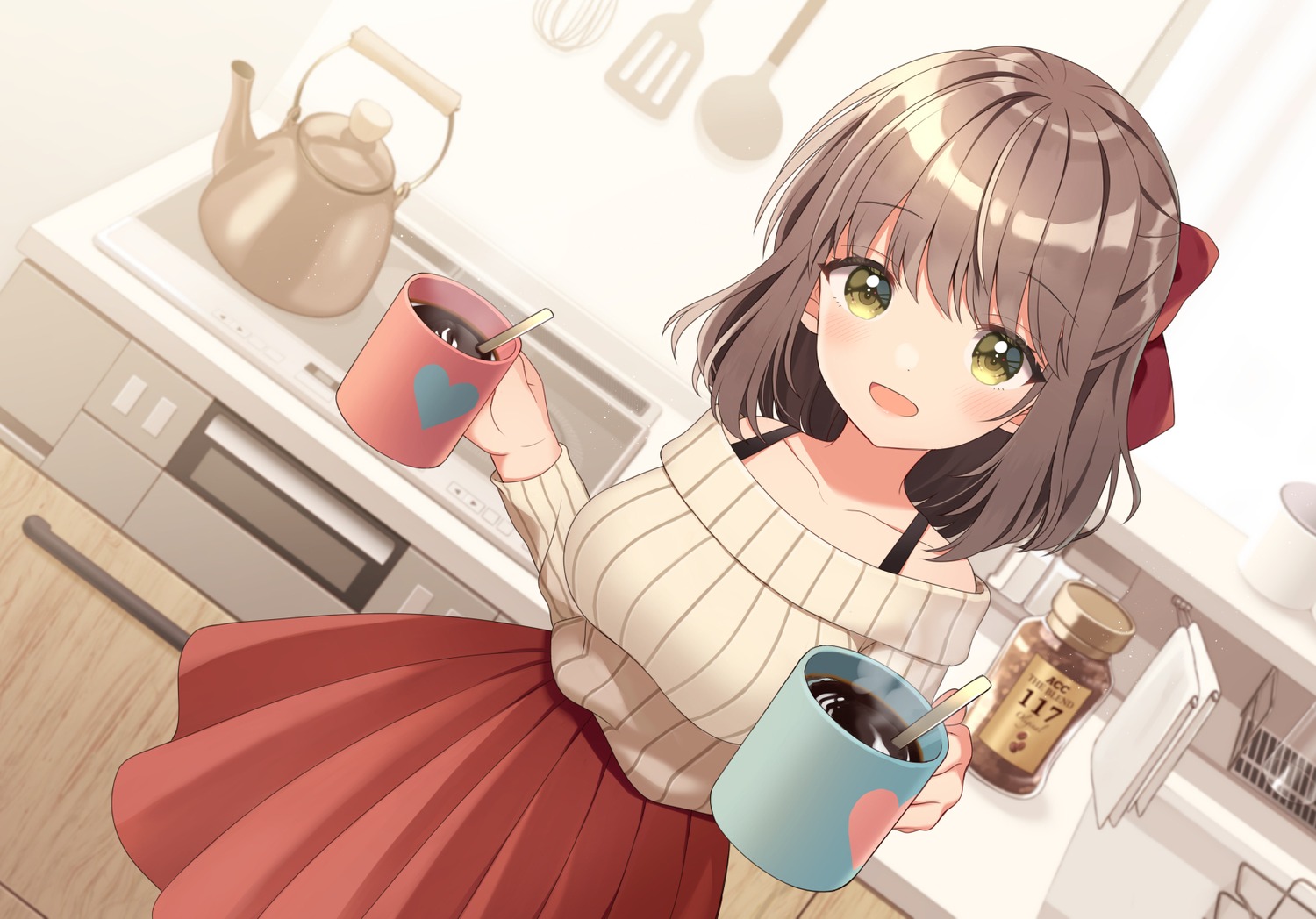sweater, uramakaron, valentine
