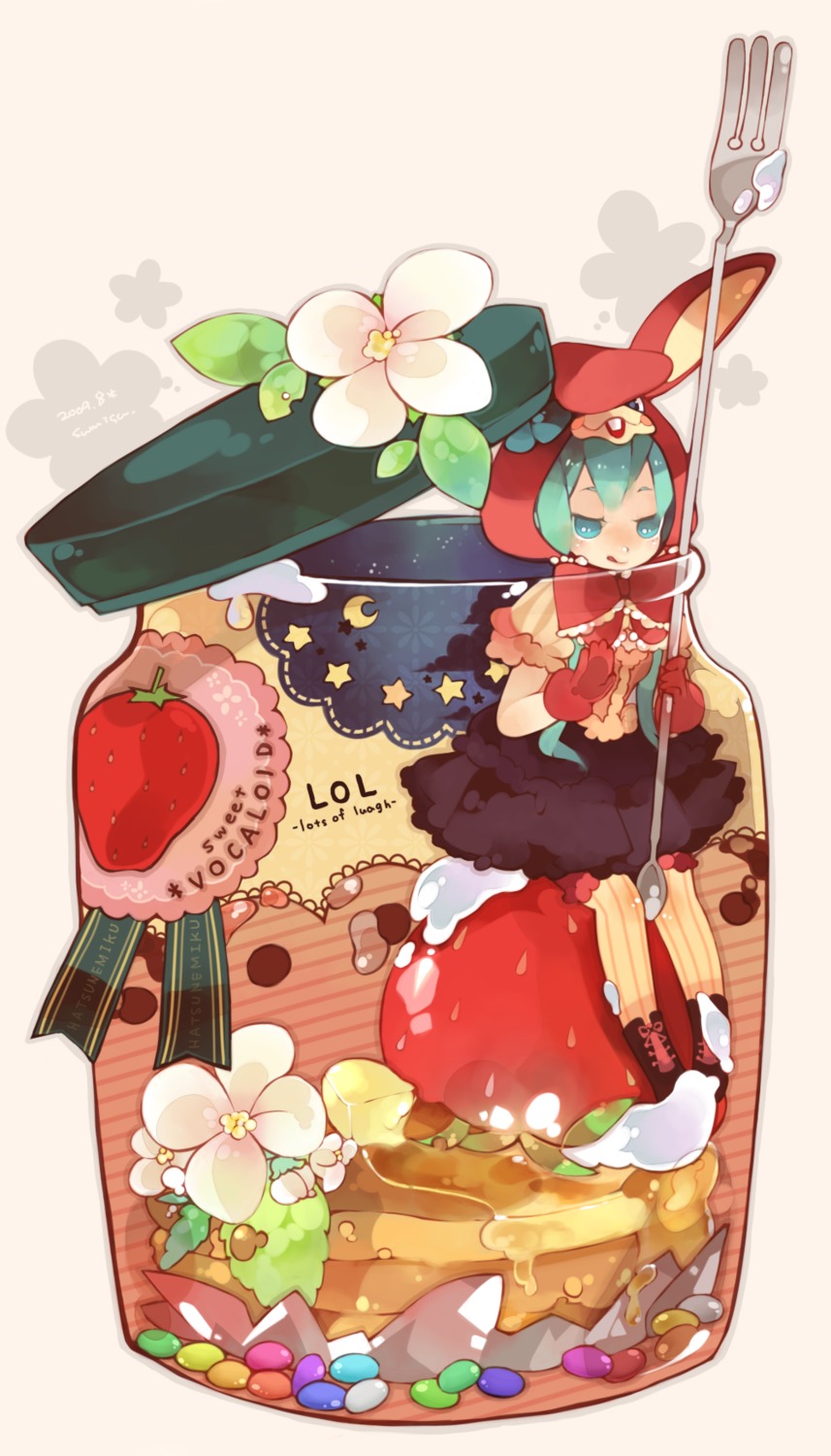 hatsune_miku, lots_of_laugh_(vocaloid), rinjuu_sumisu, vocaloid